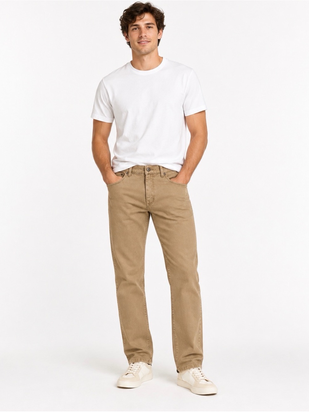 J. Crew Vintage Slim Straight Chinos in Khaki | 34 W 30L